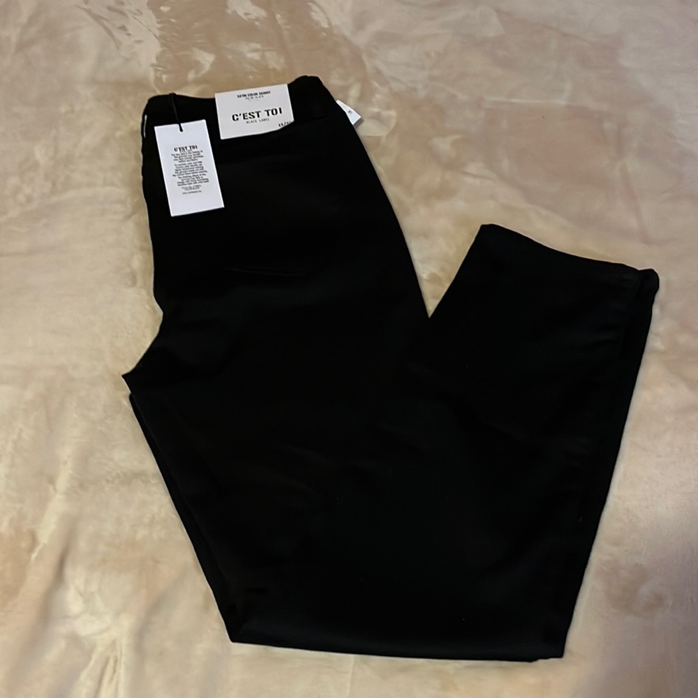 Dark black pants